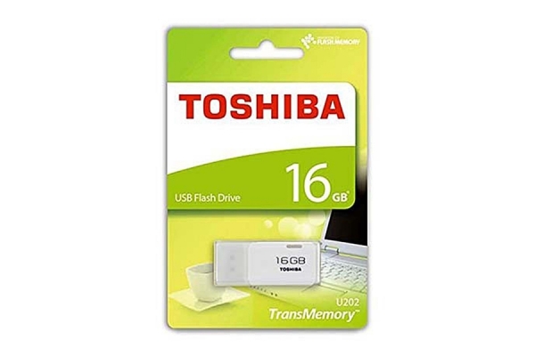PEN DRIVE TOSHIBA 16GB 2.0 BLANCO THN-U202W0160E4