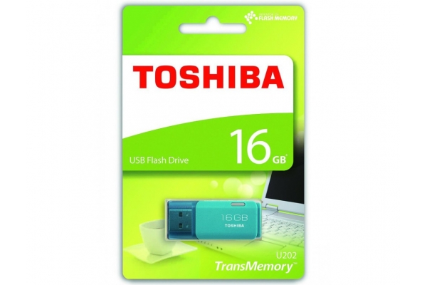 PEN DRIVE TOSHIBA 16GB 2.0 AQUA THN-U202L0160E4