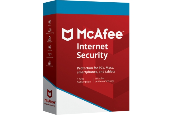 MCAFEE INTERNET SECURITY 2019 MULTIDISPOSITIVO (10 dispositivos) 1 ao