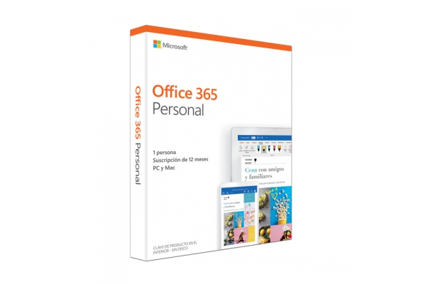 MICROSOFT OFFICE 365 PERSONAL - WORD - EXCEL - POWERPOINT - ONENOTE - OUTLOOK - PUBLISHER - ACCESS - 1 USUARIO/1 AO - MULTIDISPOSITIVO