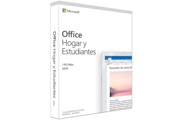 SOFTWARE MICROSOFT OFFICE HOME & STUDENT 2019 1PC LICENCIA DIGITAL