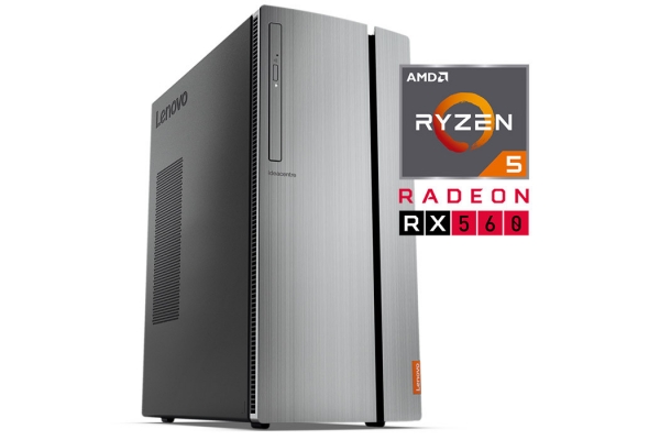 ORDENADOR LENOVO IDEACENTRE 720-18ASU AMD RYZEN 5 1400/8GB/1TB/AMD RX560-4GB/FREEDOS