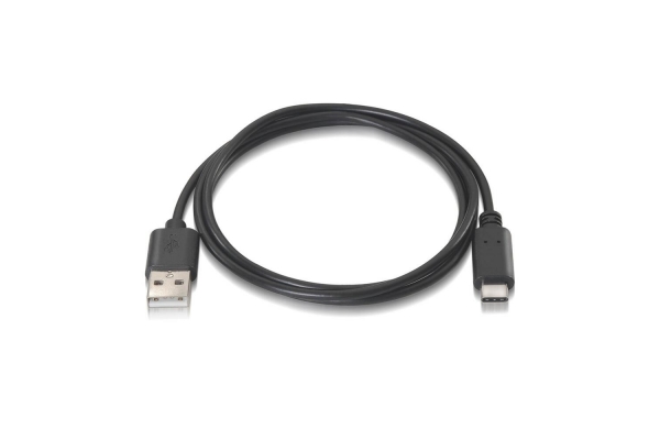 CABLE USB 2.0 USB-C A USB-A M/M 2M NEGRO NANOCABLE 10.01.2102