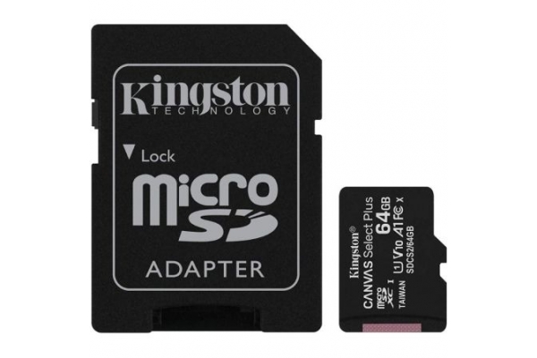 TARJETA MICRO SD 64GB KINGSTON CANVAS SELECT PLUS SDCS2 64GB