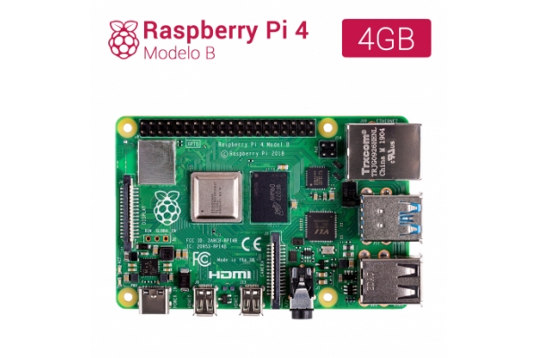 RASPBERRY PI 4 BOARD MODELO B 4GB SDRAM