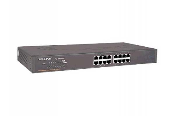 REDES TP-LINK SWITCH 16 PTOS TL-SF1016DS RACK