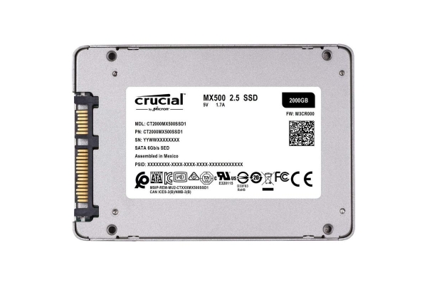 SSD CRUCIAL MX500 2TB CT2000MX500SSD1