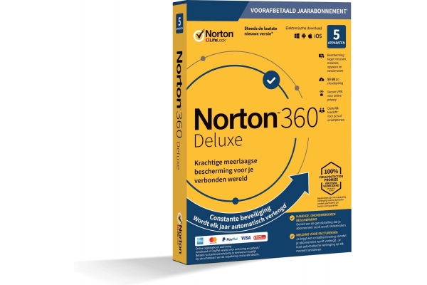ANTIVIRUS NORTON 360 DELUXE 10 DISPOSITIVOS + 75 GB ALMACENAMIENTO EN NUBE 1 AÑO LICENCIA DIGITAL