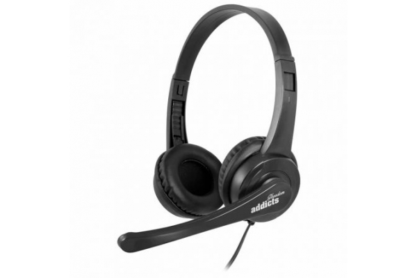 AURICULARES NGS VOX505 USB NEGRO