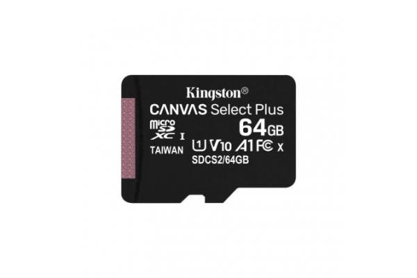 TARJETA MICRO SD 64GB KINGSTON CANVAS SELECT PLUS SDCS2/64GBSP