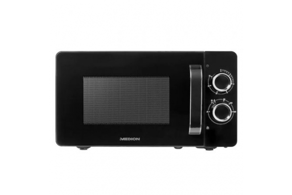 MICROONDAS MEDION MICROWAVE OVEN MD 18687 700W 20L NEGRO