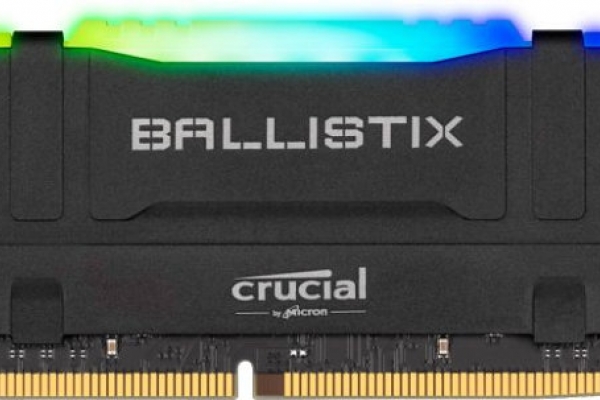 MEMORIA 16GB (2X8GB) DDR4 3200 CRUCIAL BALLISTIX BLACK BL2K8G32C16U4BL