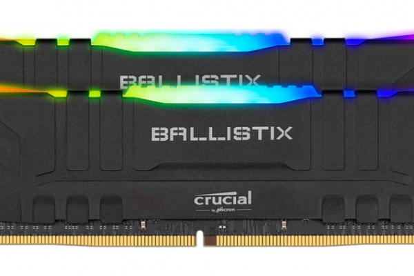 MEMORIA 32GB (2X16GB) DDR4 3200 CRUCIAL BALLISTIX RGB BL2K16G32C16U4BL