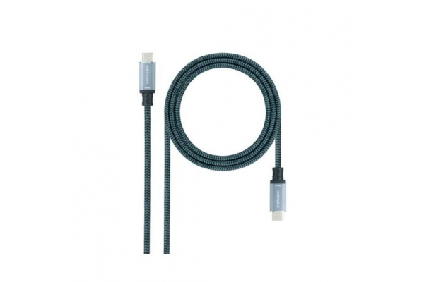 NANOCABLE CABLE USB 3.1 GEN2 5A USB-C/M-USB-C/M 1M - COLOR NEGRO