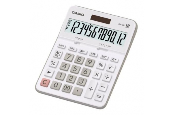 Calculadora Casio DX-12B/ Negra