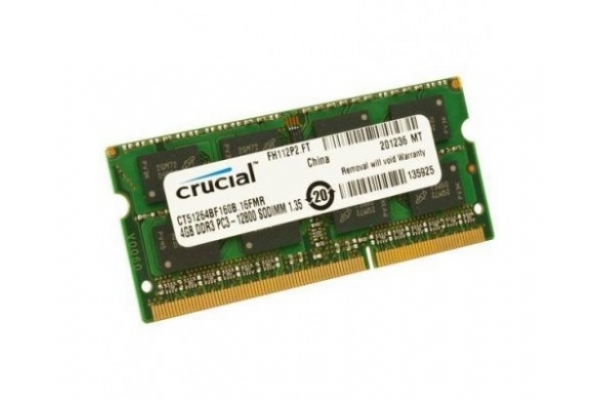 MEMORIA SODIMM 4GB DDR3L 1600 CRUCIAL CT51264BF160BJ