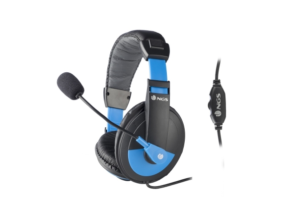 AURICULARES CON MICRO NGS HEADSET MSX9 PRO BLUE