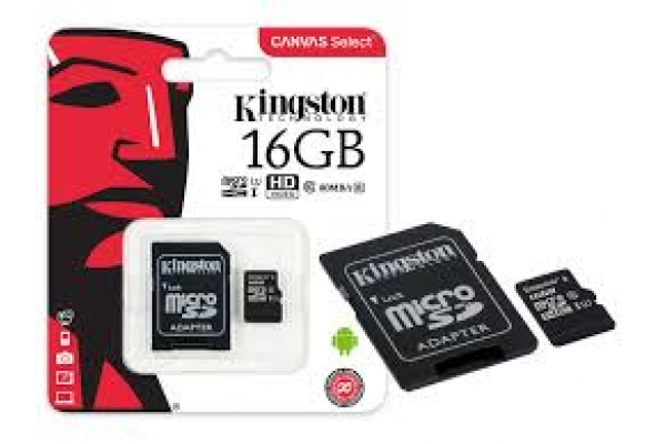 TARJETA MICRO SD XC 16G KINGSTON CLASS 10 SDCS/16GB